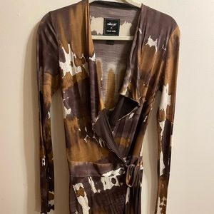 Miller Girl @ Nicole Miller wrap mini dress/tunic